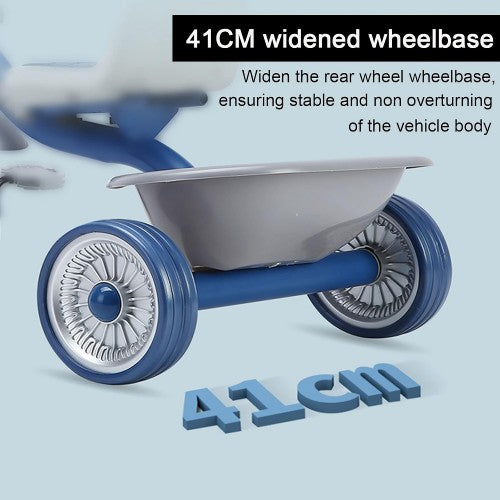 Kids Tricycle, Learning Balance Tricycle with Steel Frame, Adjustable Seat, Storage Bin, Silent Tires for Kids, 2 to 6 Year Old Kids Tricycle, Learning Balance Tricycle with Steel Frame, Adjustable Seat, Storage Bin, Silent Tires for Kids, 2 to 6 Year Old
